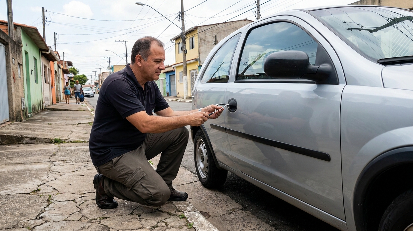 Abertura de carro sem danos por chaveiro em Campo Grande‑MS